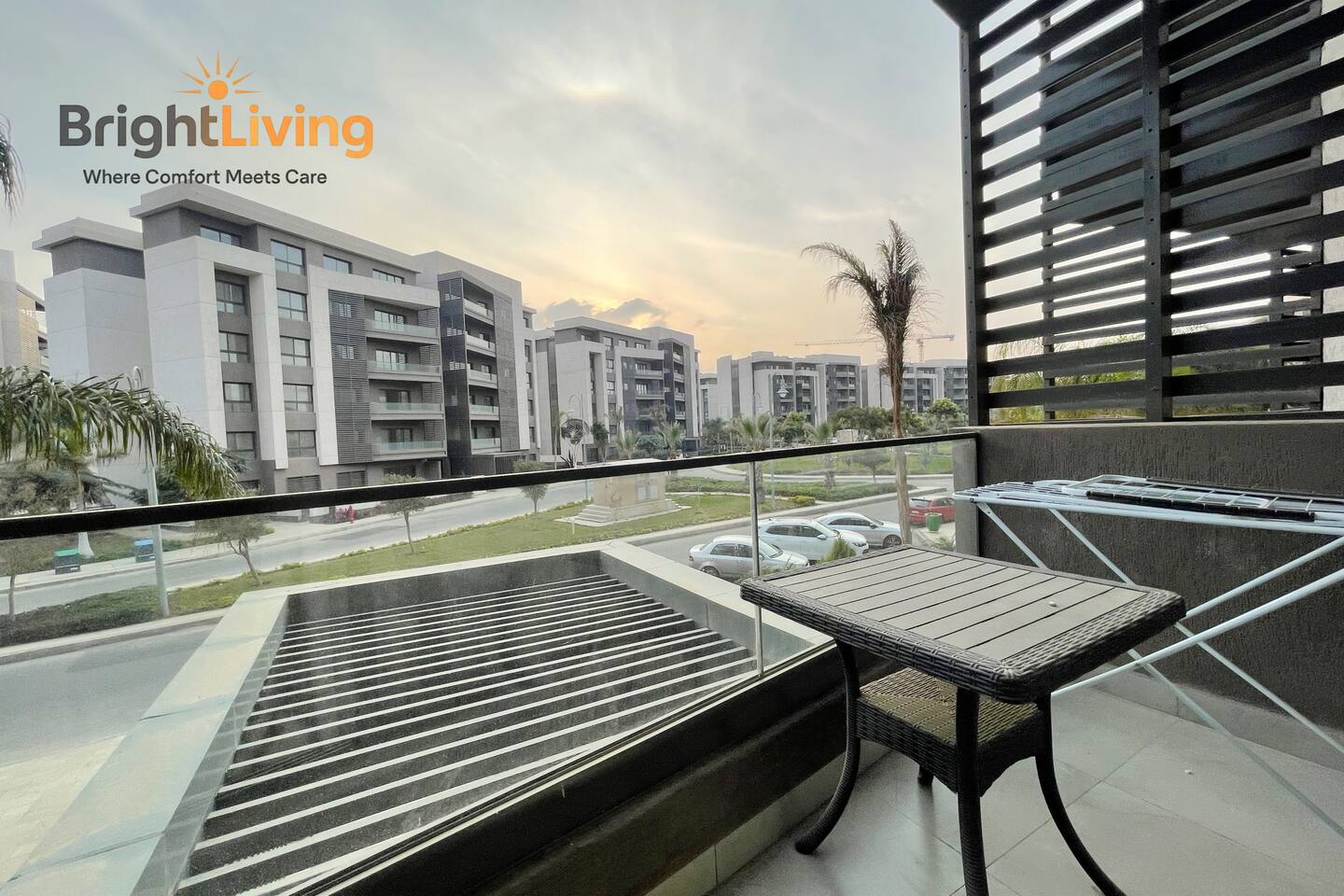 1BR apartment @ Privado-Madinaty — Balcony in Privado, Madinaty, New Cairo, Egypt