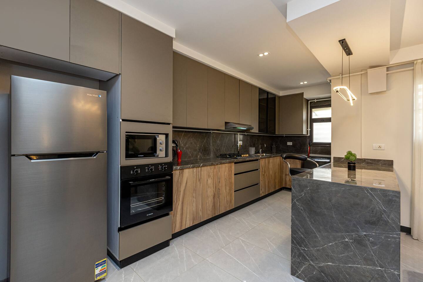 Pure Luxury Awaits-> in our Spacious 2BR Oasis — Full Kitchen in Madinaty, New Cairo, Egypt