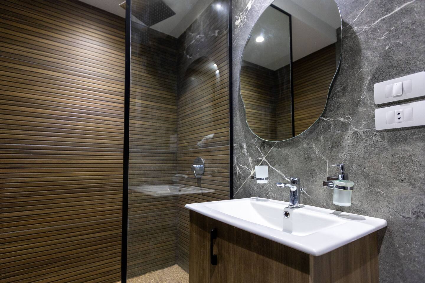 Pure Luxury Awaits-> in our Spacious 2BR Oasis — Full bathroom 2 in Madinaty, New Cairo, Egypt