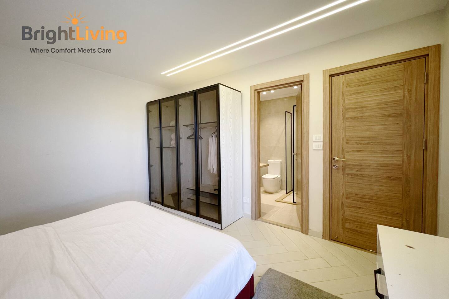 Luxurious 3BR-Stunning Patio&View+5G Wifi@Madinaty — Bedroom 1 in Madinaty, New Cairo, Egypt — photo 2