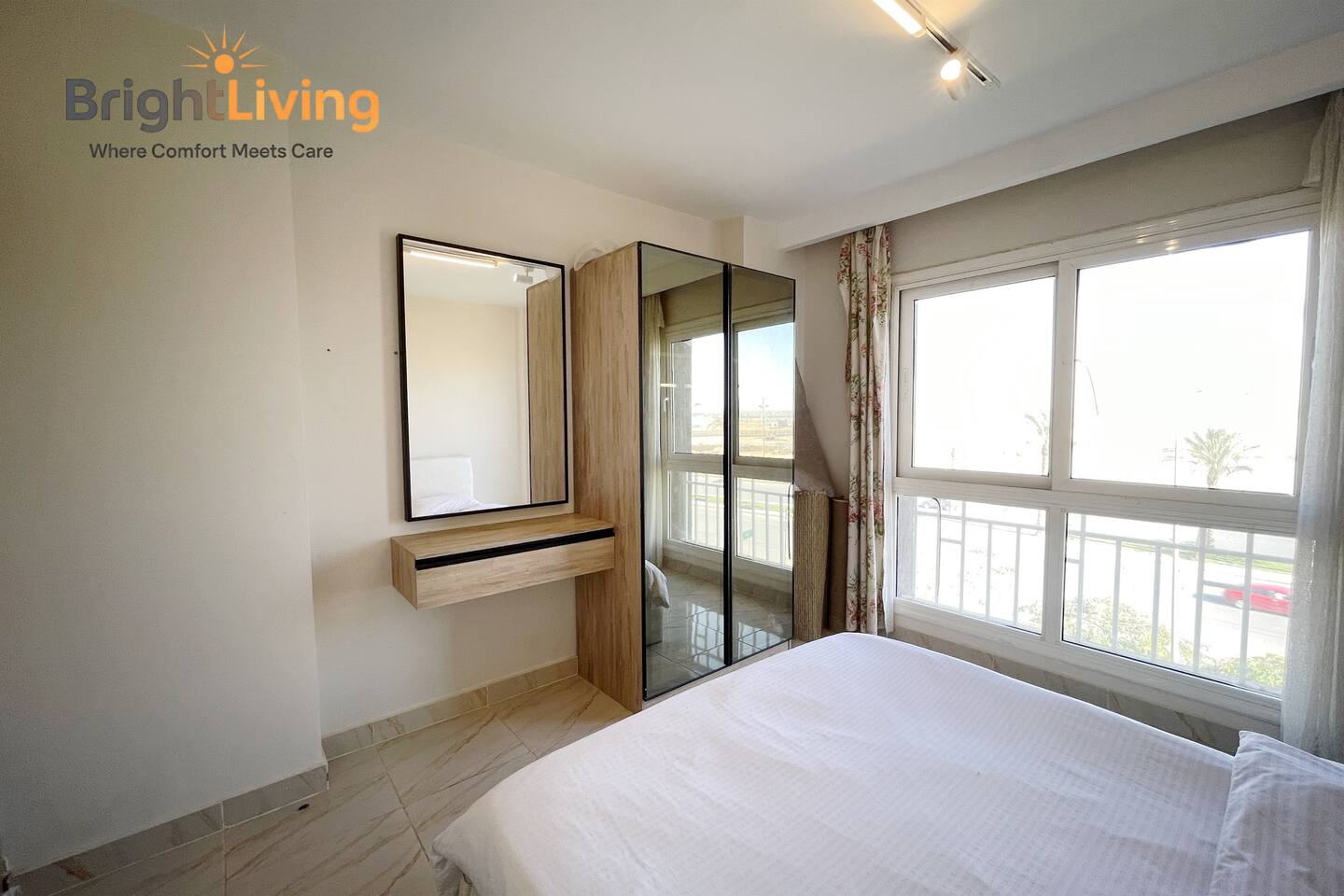 Luxurious 3BR-Stunning Patio&View+5G Wifi@Madinaty — Bedroom 2 in Madinaty, New Cairo, Egypt