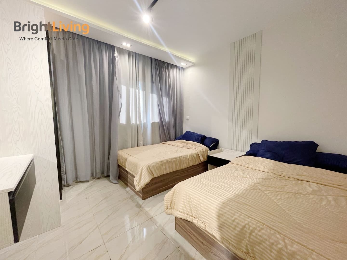 Brand New 3BR Stylish@Madinaty — Bedroom 1 in Madinaty, New Cairo, Egypt