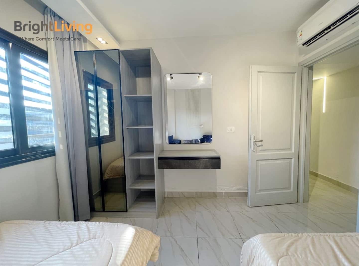 Brand New 3BR Stylish@Madinaty — Bedroom 1 in Madinaty, New Cairo, Egypt — photo 3