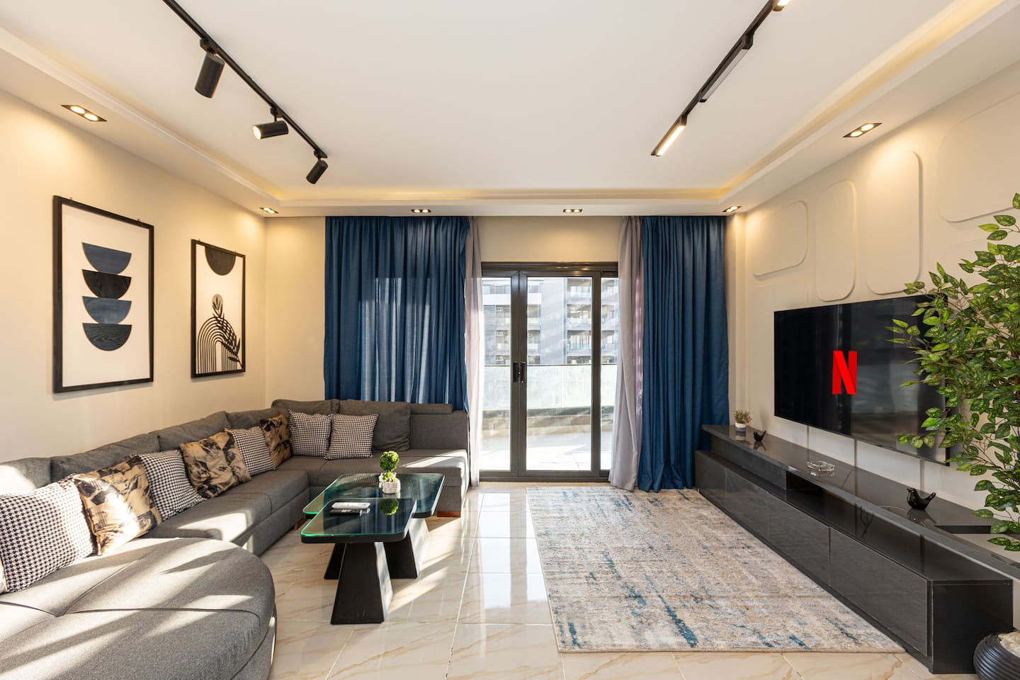 3BR Haven in B15 Madinaty — Living Room in Building group B15, Madinaty, New Cairo, Egypt — photo 2