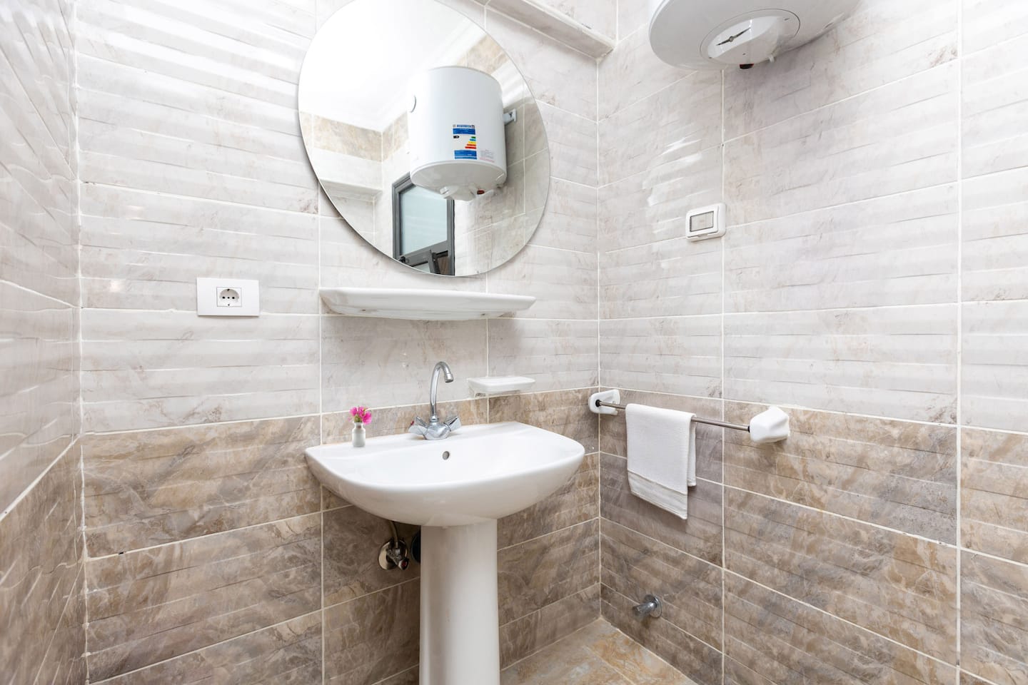 3BR Haven in B15 Madinaty — Full bathroom 2 in Building group B15, Madinaty, New Cairo, Egypt