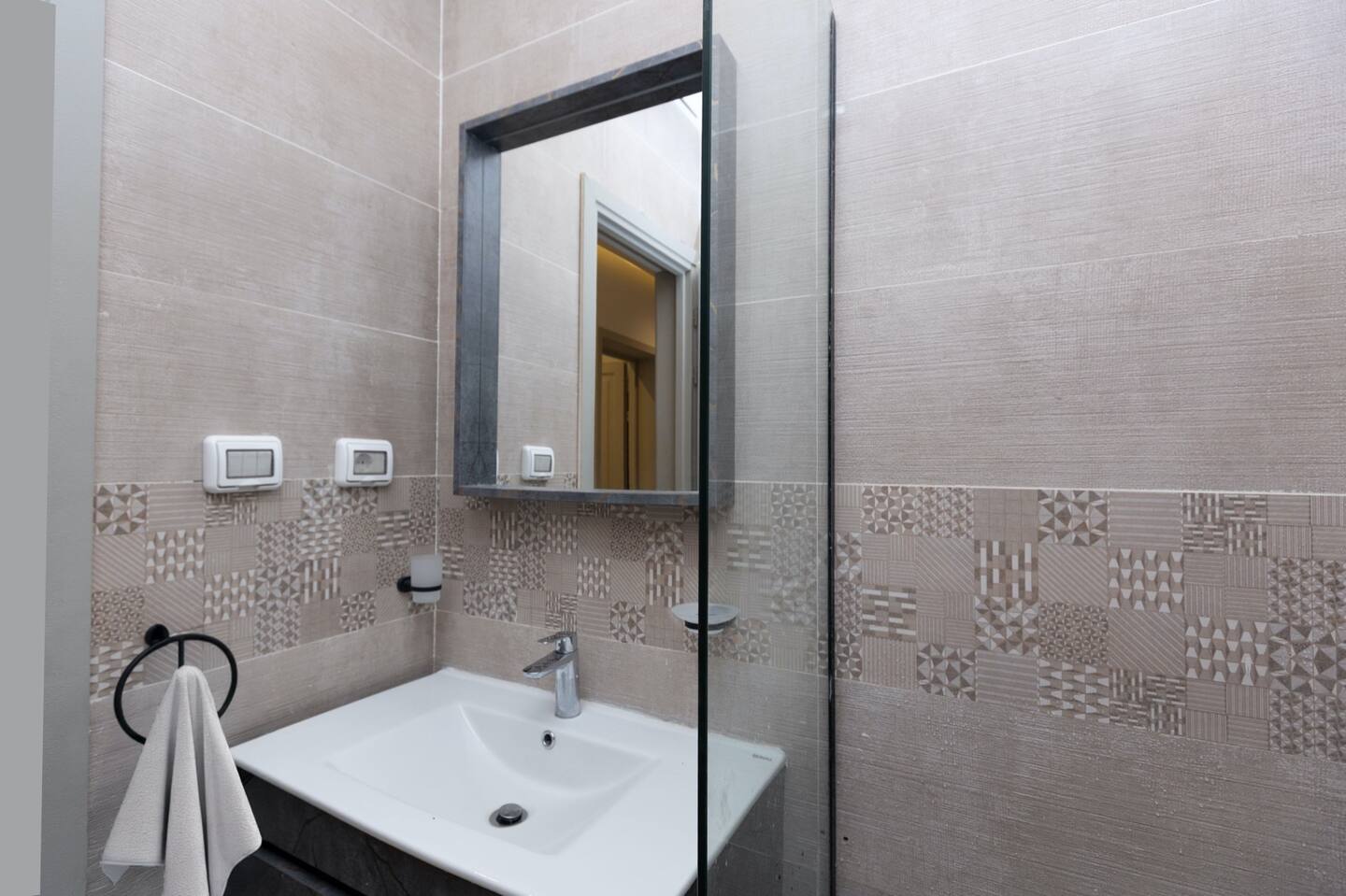Brand New 2BR Apt @ Madinaty B8 — Full bathroom 1 in Building group B8, Madinaty, New Cairo, Egypt — photo 3