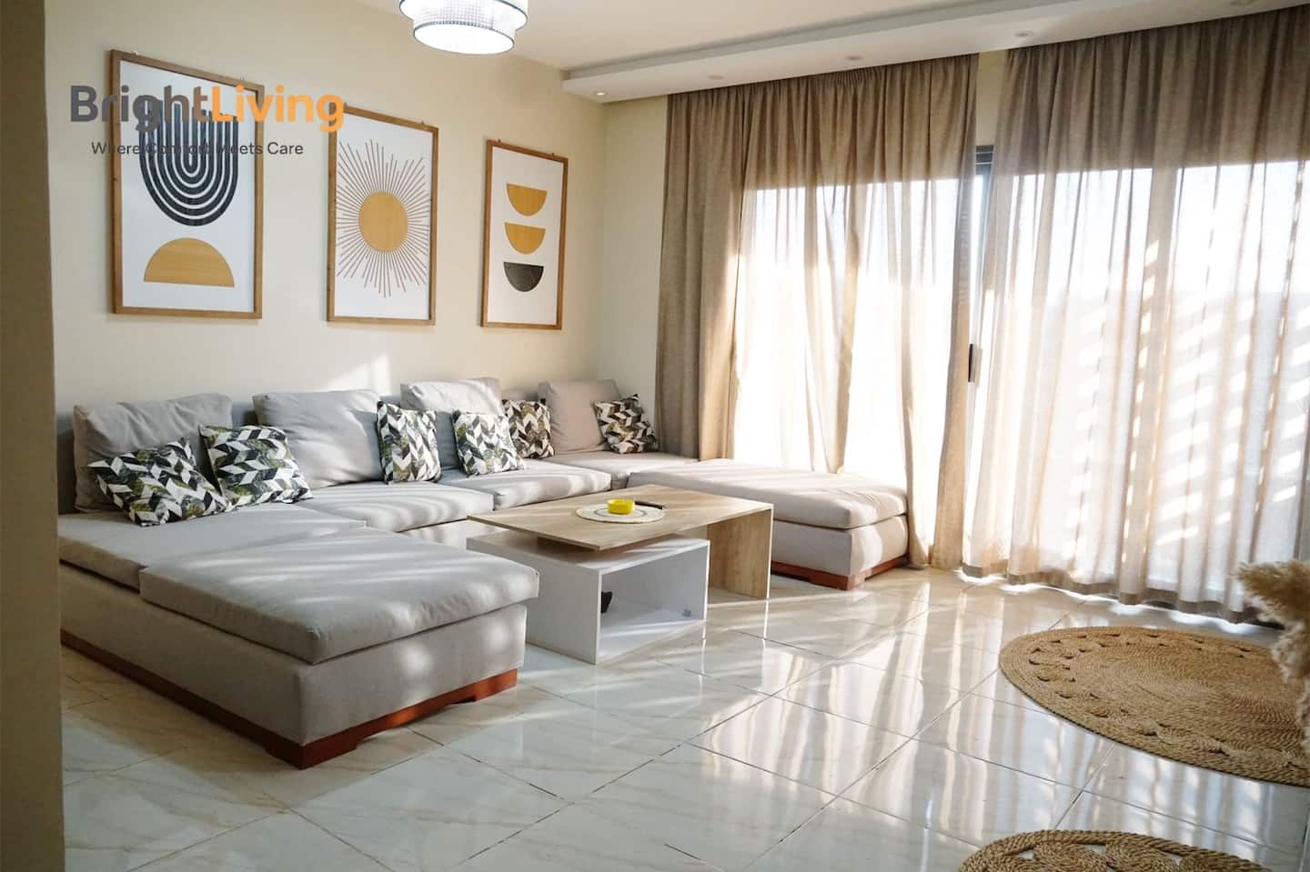 Madinaty B15 Brand new 3BR Apt — Living Room in Building group B15, Madinaty, New Cairo, Egypt — photo 3