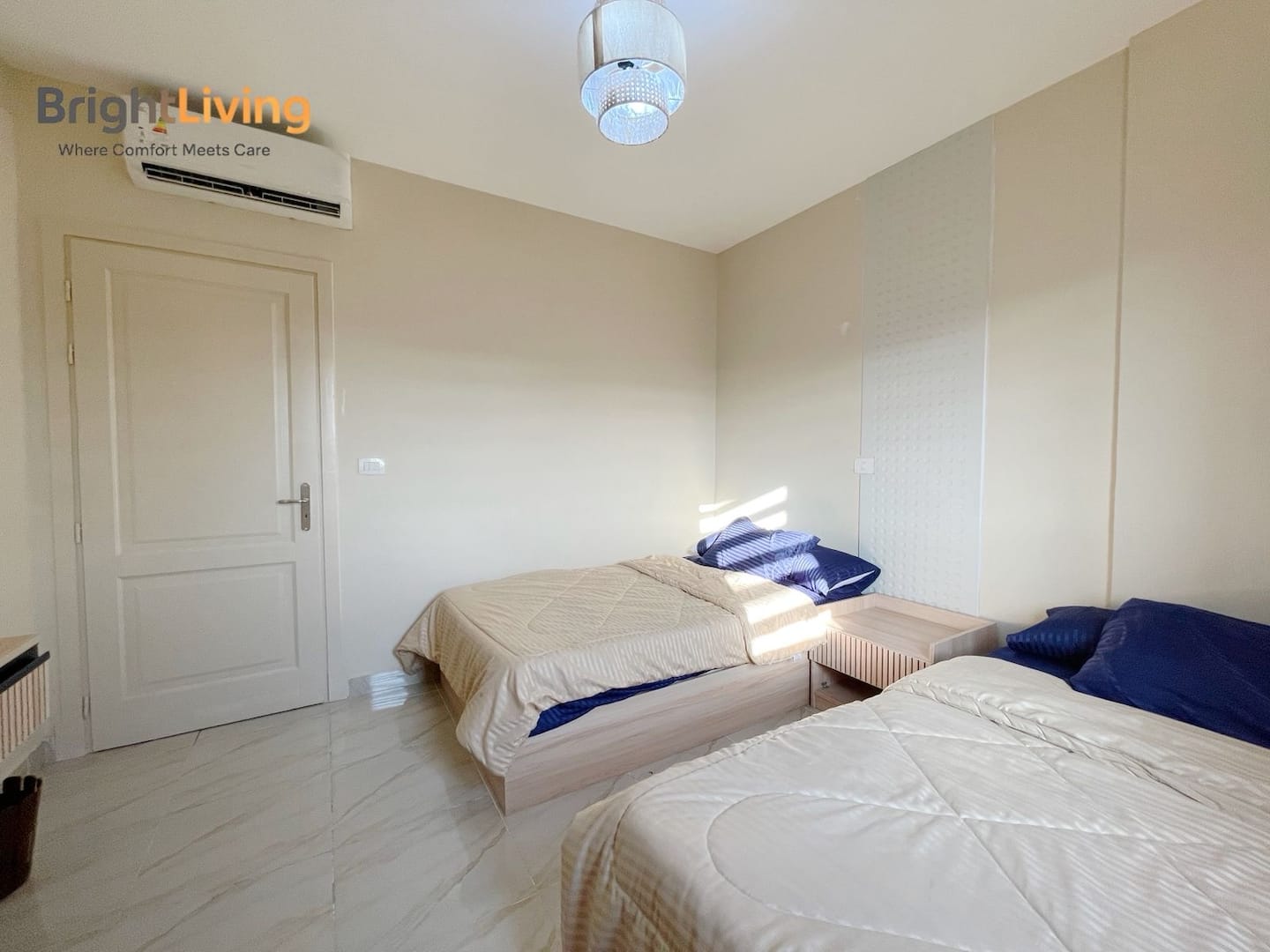 Madinaty B15 Brand new 3BR Apt — Bedroom 2 in Building group B15, Madinaty, New Cairo, Egypt