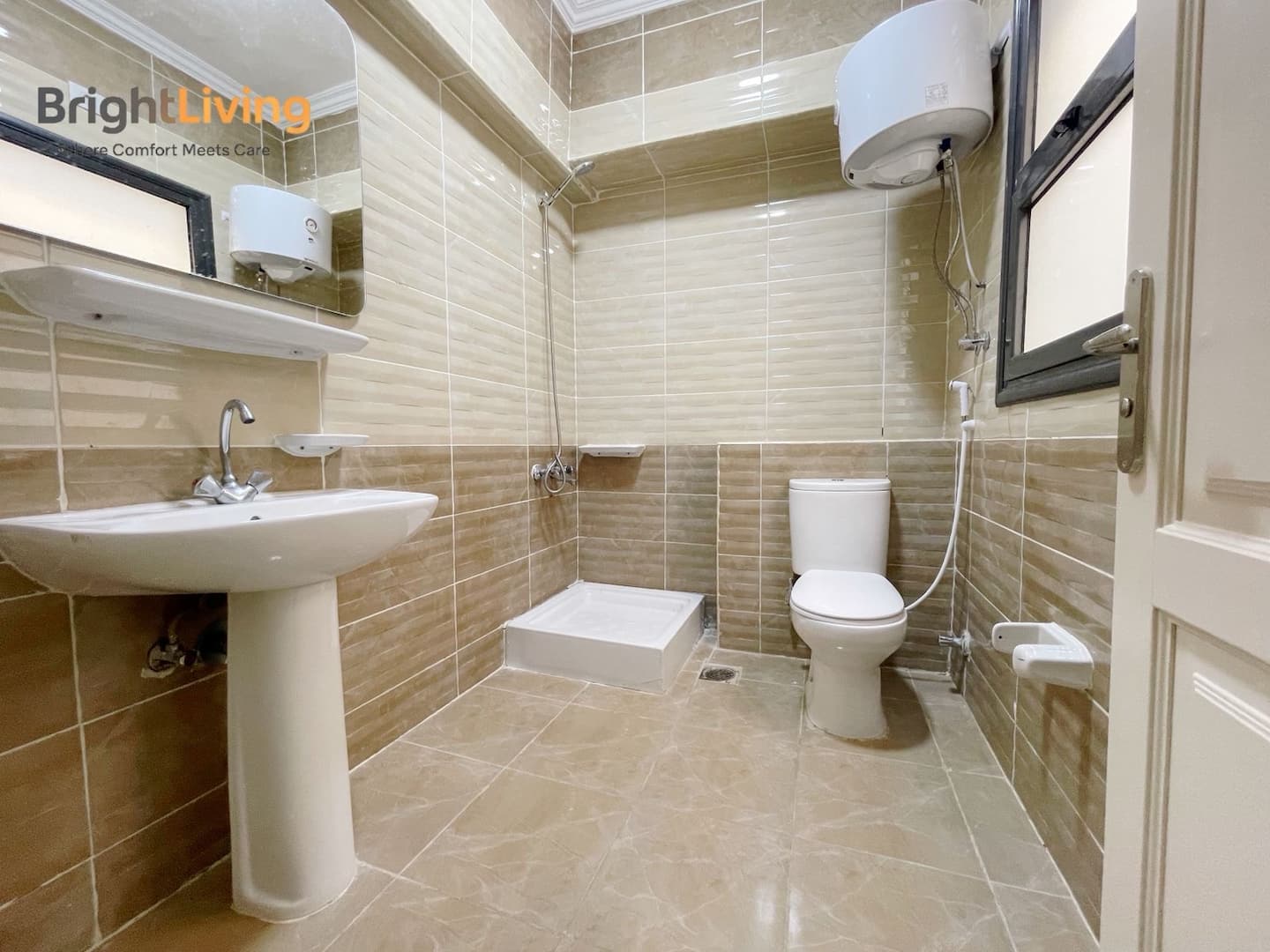 Madinaty B15 Brand new 3BR Apt — Full bathroom 1 in Building group B15, Madinaty, New Cairo, Egypt