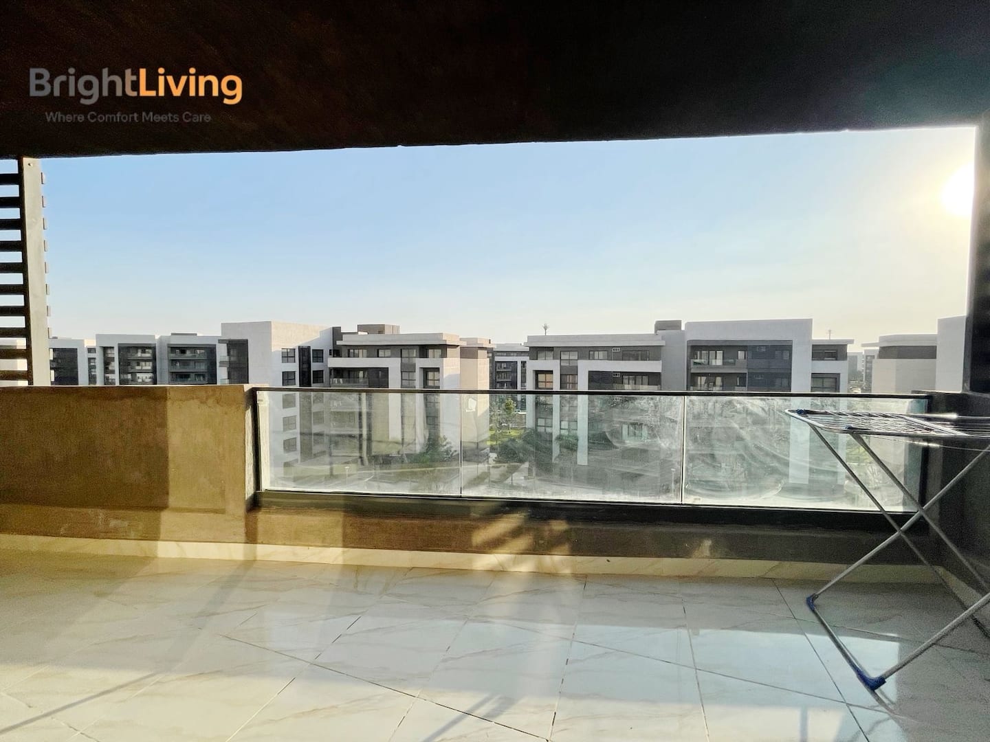 Madinaty B15 Brand new 3BR Apt — Balcony in Building group B15, Madinaty, New Cairo, Egypt — photo 3
