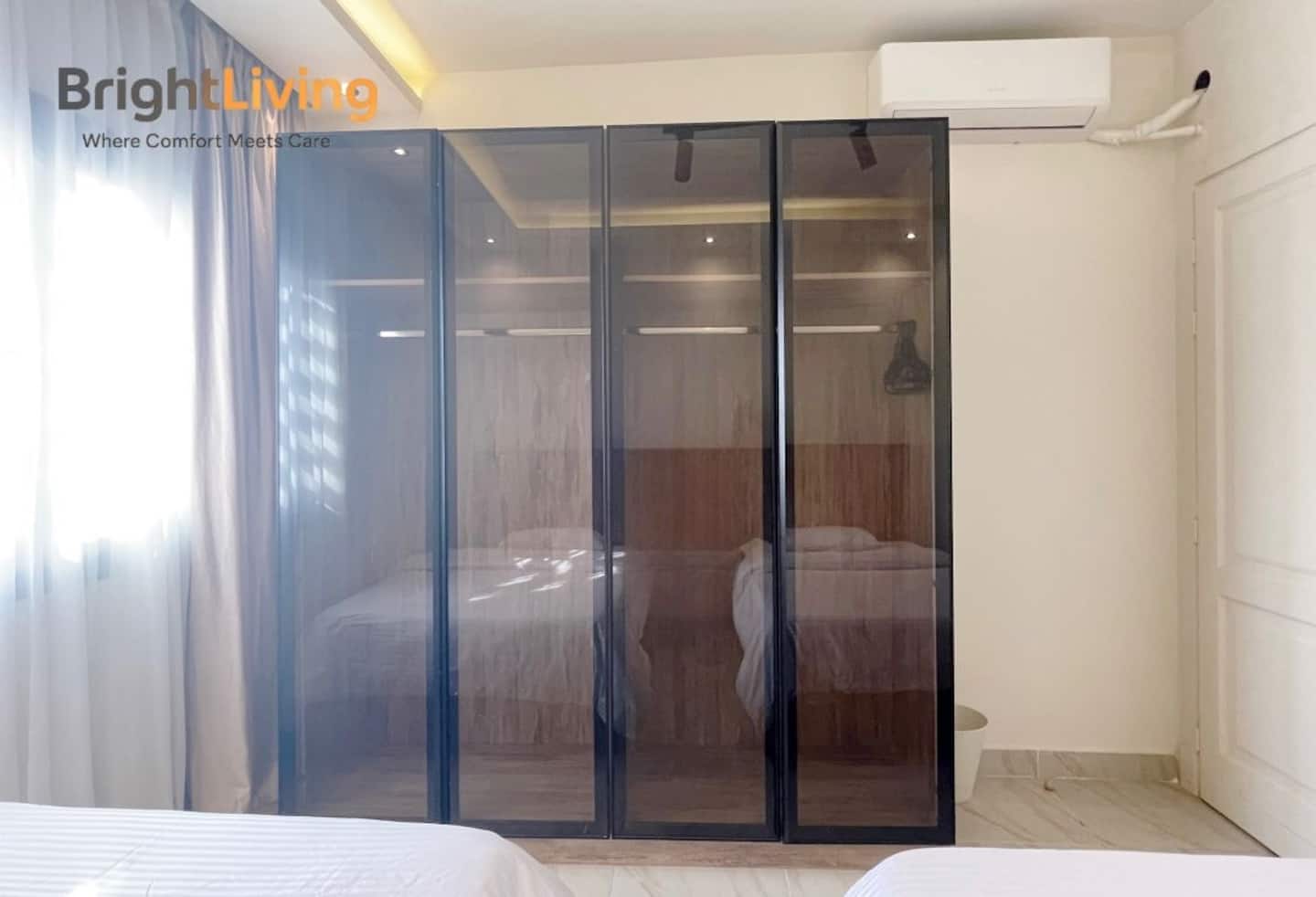 Spacious 3BR @ Madinaty b15 — Bedroom 2 in Building group B15, Madinaty, New Cairo, Egypt — photo 2