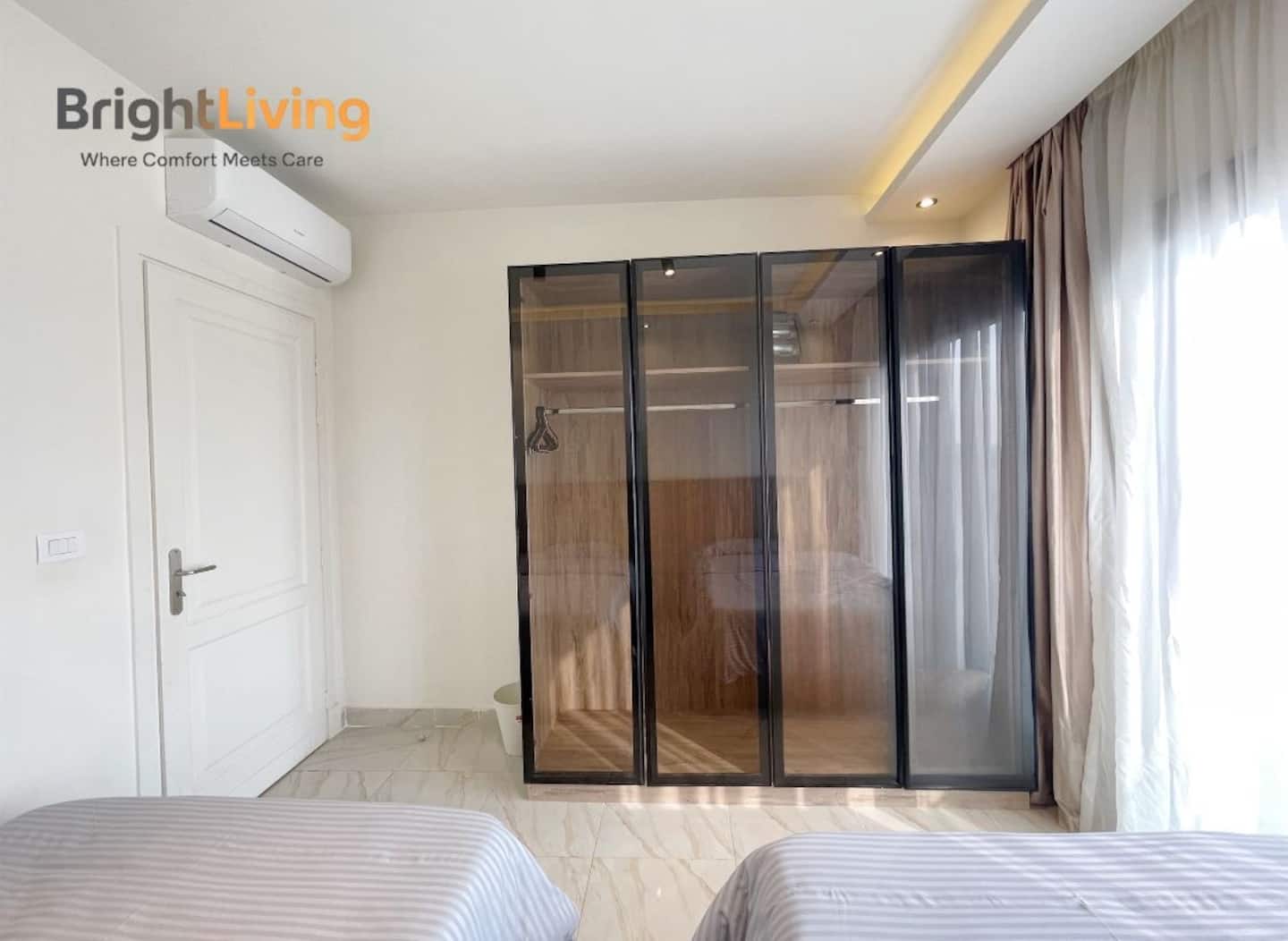 Spacious 3BR @ Madinaty b15 — Bedroom 3 in Building group B15, Madinaty, New Cairo, Egypt — photo 2