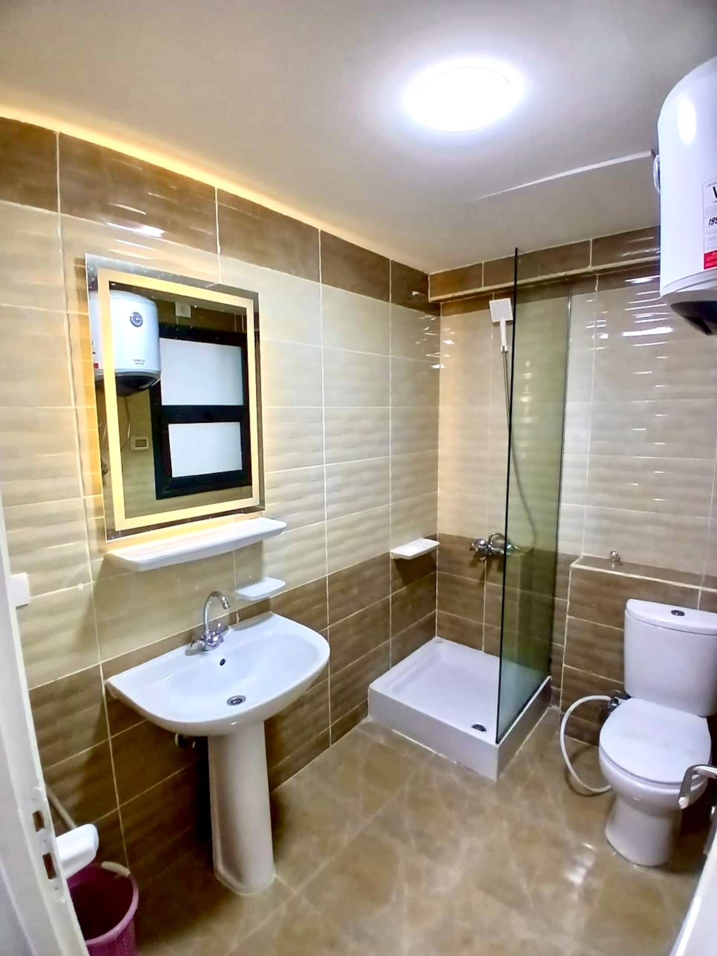 Lovely Styled 3BR@Madinaty B15 — Full bathroom 2 in Building group B15, Madinaty, New Cairo, Egypt