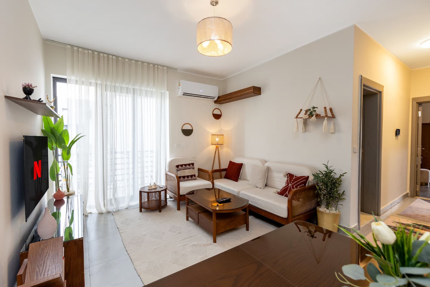 Boho chic 2BR@B8 Madinaty Lux — Living Room in Building group B8, Madinaty, New Cairo, Egypt — photo 2