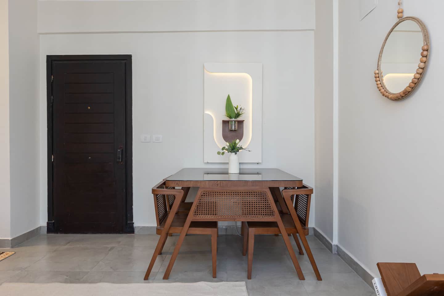 Boho chic 2BR@B8 Madinaty Lux — Dining Area in Building group B8, Madinaty, New Cairo, Egypt