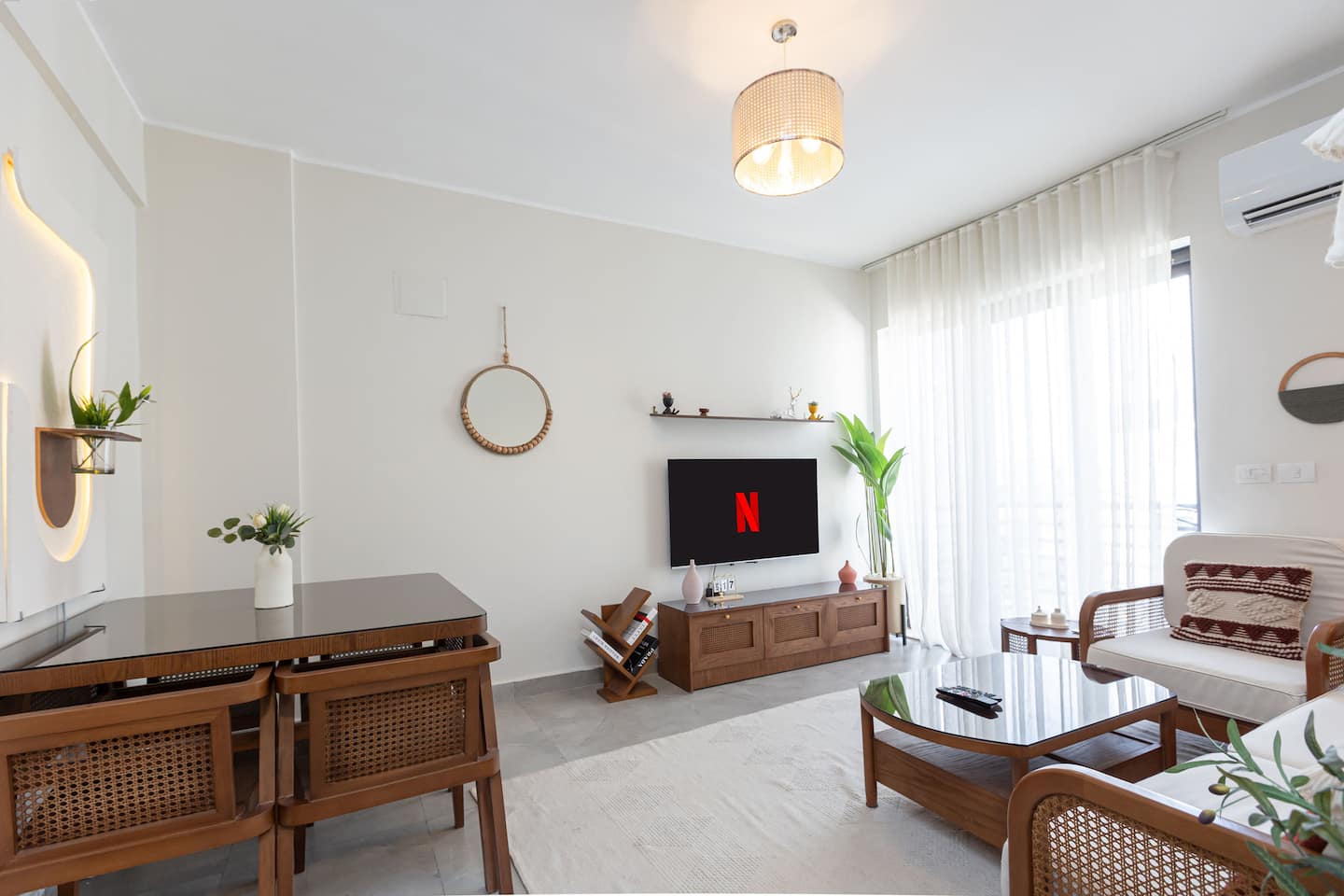 Boho chic 2BR@B8 Madinaty Lux — Dining Area in Building group B8, Madinaty, New Cairo, Egypt — photo 2