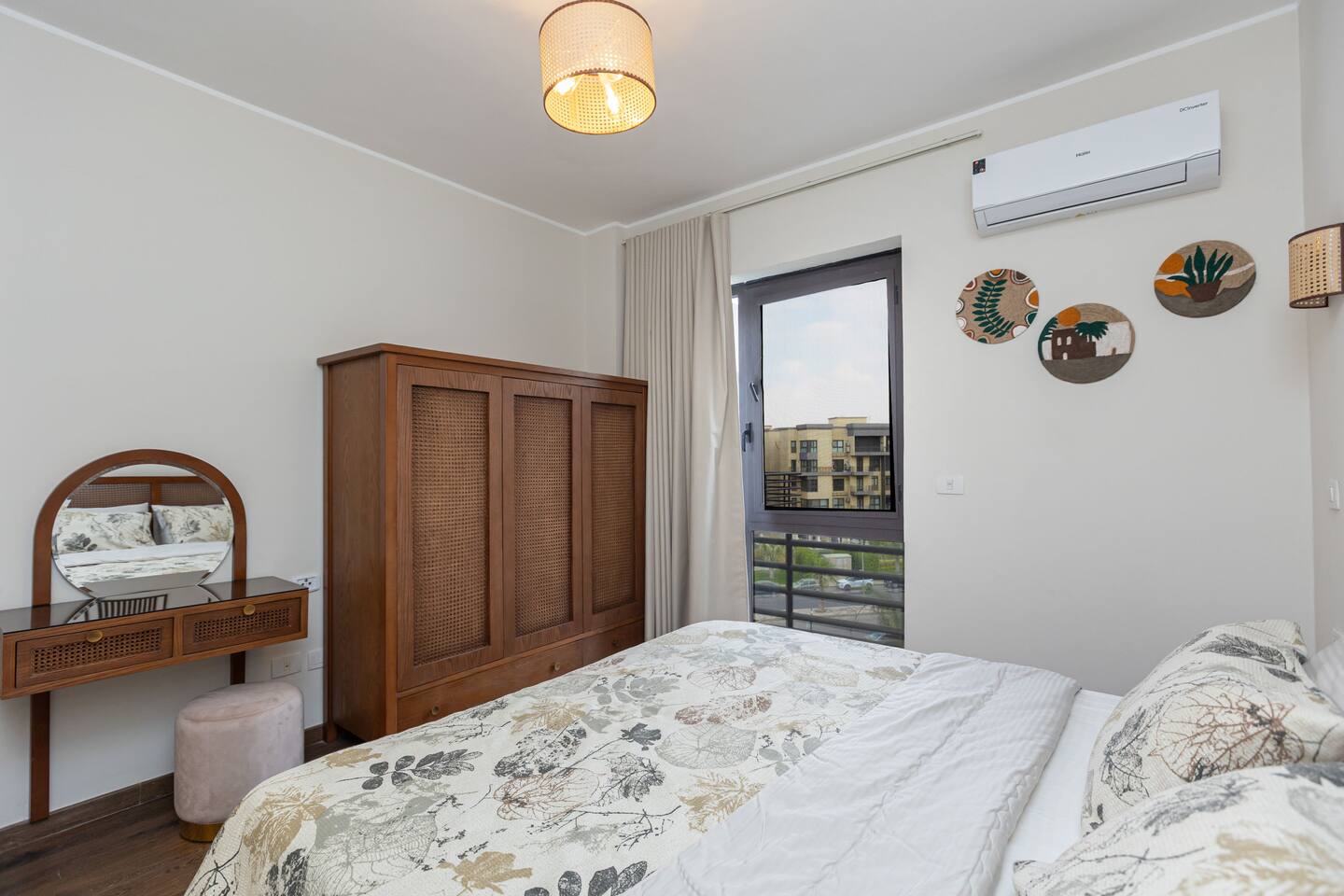 Boho chic 2BR@B8 Madinaty Lux — Bedroom 1 in Building group B8, Madinaty, New Cairo, Egypt — photo 3