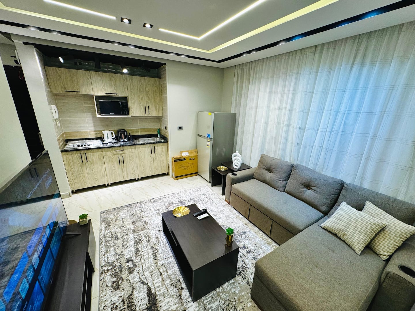 Comfy Luxury One-Br@Madinaty — Living Room in Madinaty, New Cairo, Egypt