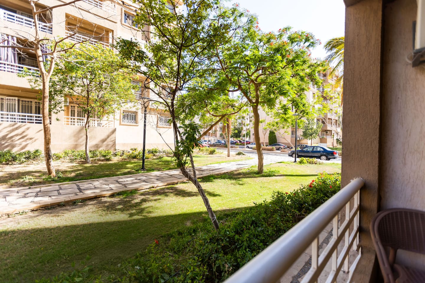 For Luxury Seekers 3BR @Madinaty + Private Garden — Balcony in Madinaty, New Cairo, Egypt