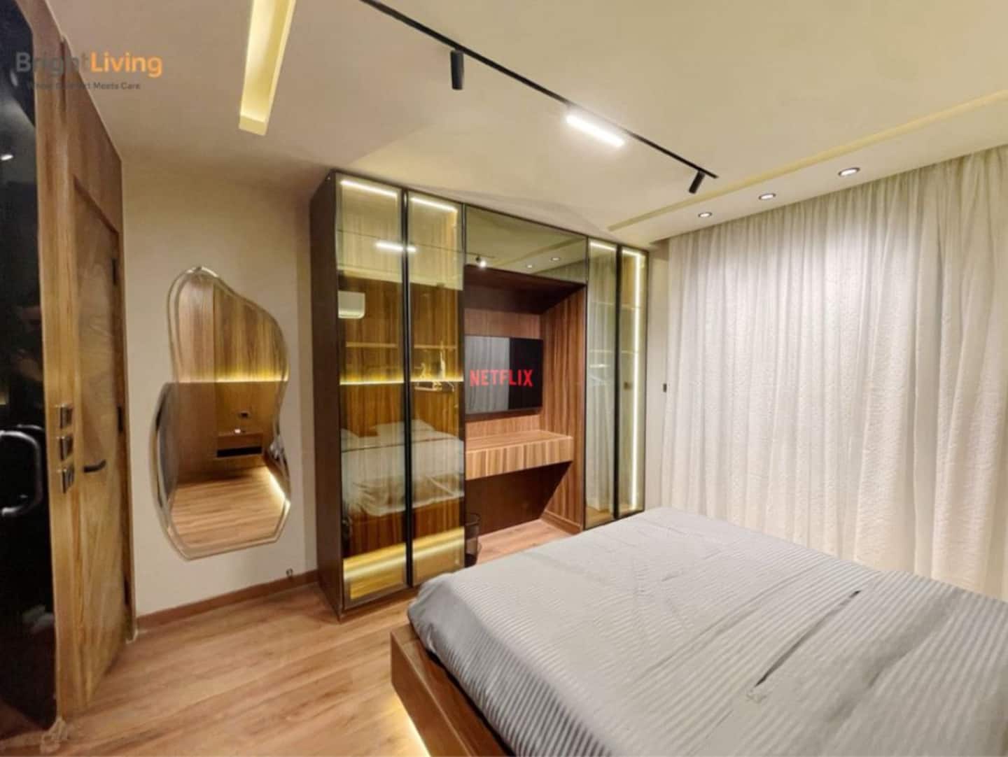 Designer Apartment • Cozy • Central • BrightLiving — Bedroom 1 in Madinaty, New Cairo, Egypt
