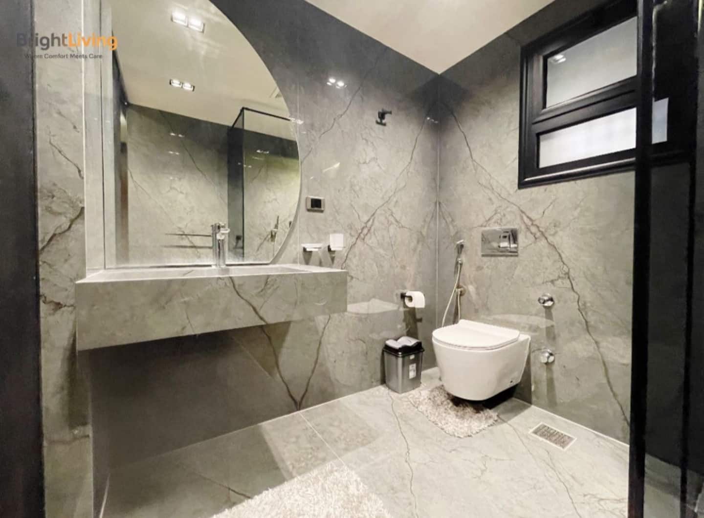 Designer Apartment • Cozy • Central • BrightLiving — Full bathroom 1 in Madinaty, New Cairo, Egypt — photo 2