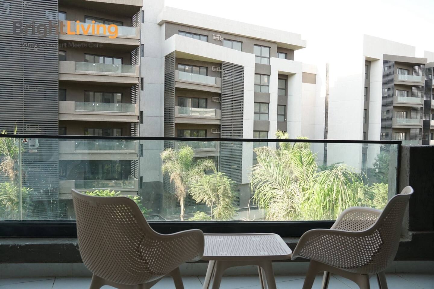 Ultra Luxury 3BR Brand New@Green oriented compound — Balcony in Madinaty, New Cairo, Egypt — photo 2