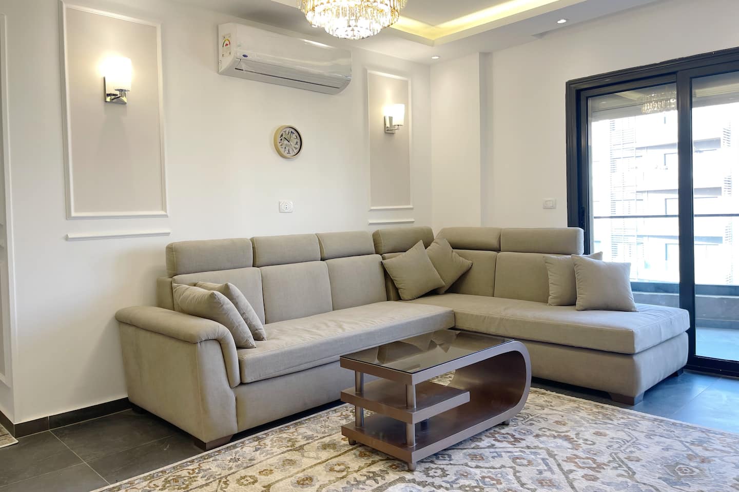 Spacious 3Br 3Bathroom Apartment @ B15 Madinaty — Living Room in Building group B15, Madinaty, New Cairo, Egypt — photo 3