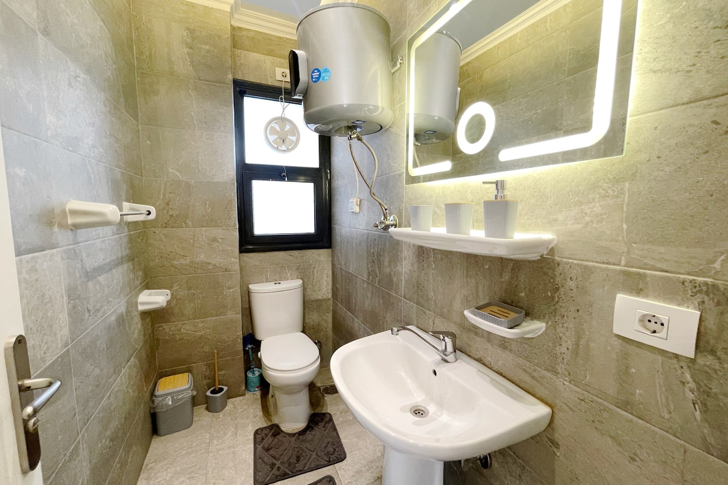 Spacious 3Br 3Bathroom Apartment @ B15 Madinaty — Half Bathroom 1 in Building group B15, Madinaty, New Cairo, Egypt — photo 2