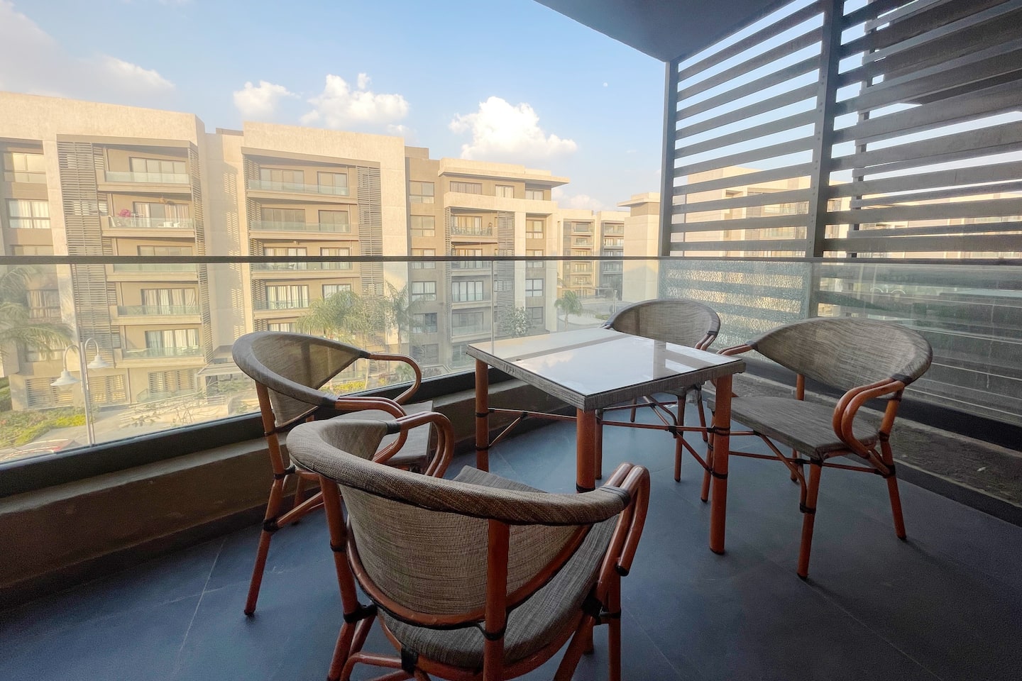 Spacious 3Br 3Bathroom Apartment @ B15 Madinaty — Balcony in Building group B15, Madinaty, New Cairo, Egypt