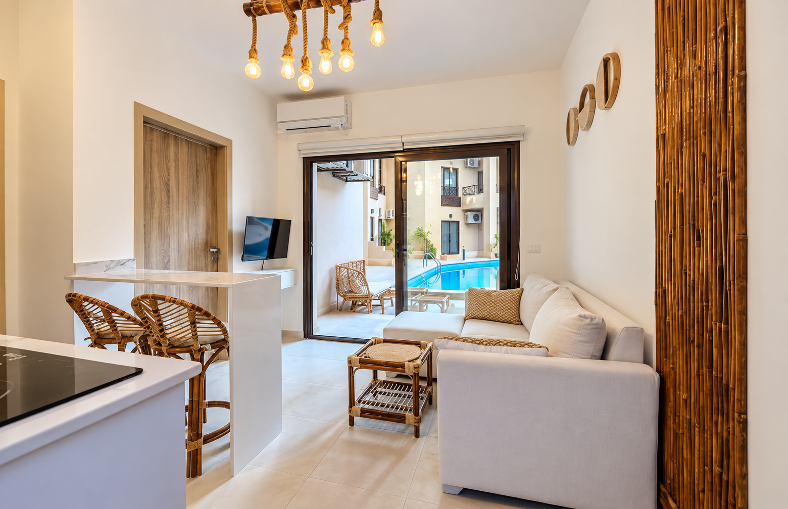 Relaxing 1BR-Pool View-5 Min from El Gouna. — Chalet in Hurghada,Red Sea, Egypt — photo 4