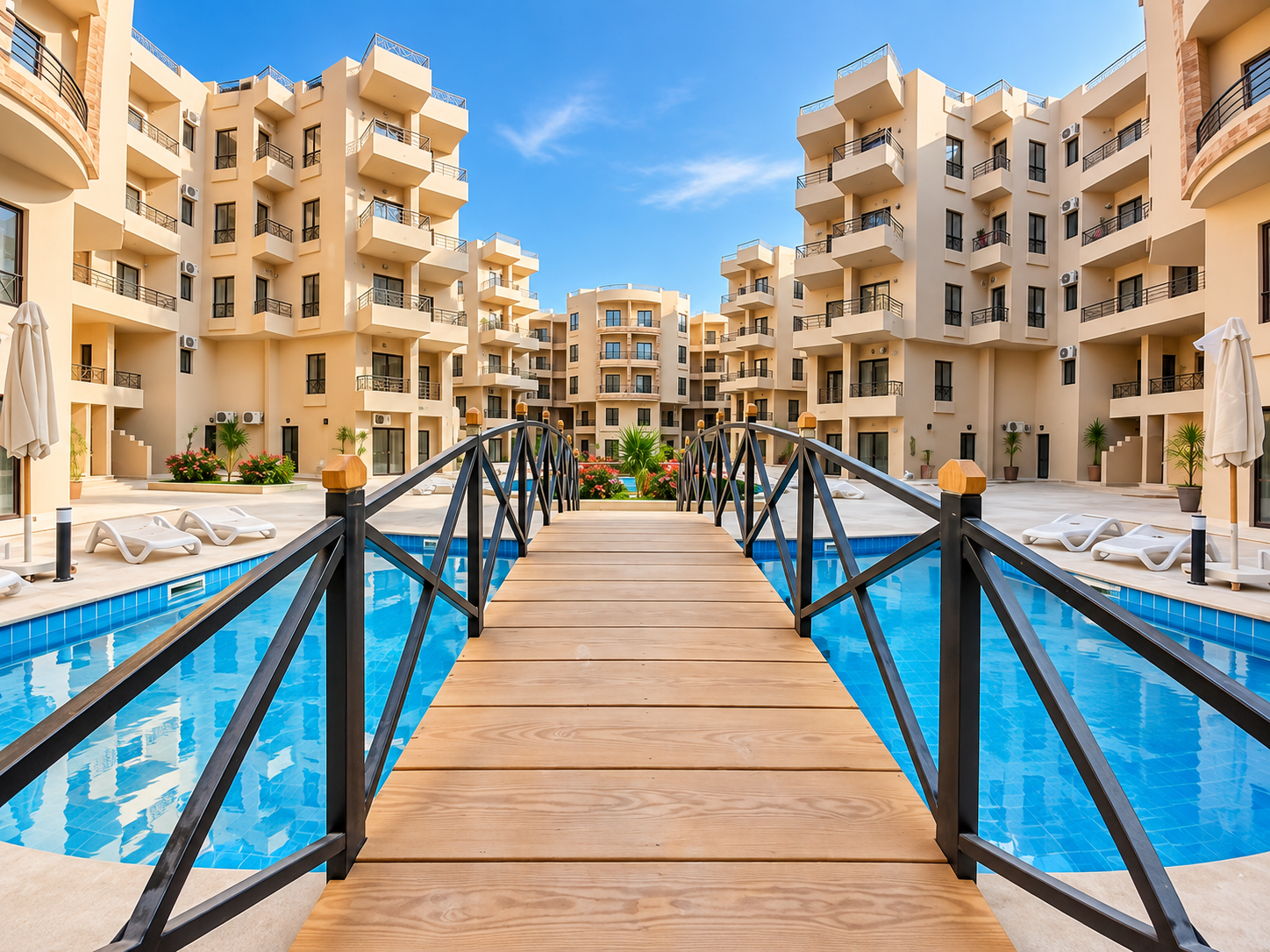 Relaxing 1BR-Pool View-5 Min from El Gouna. — Chalet in Hurghada,Red Sea, Egypt — photo 13