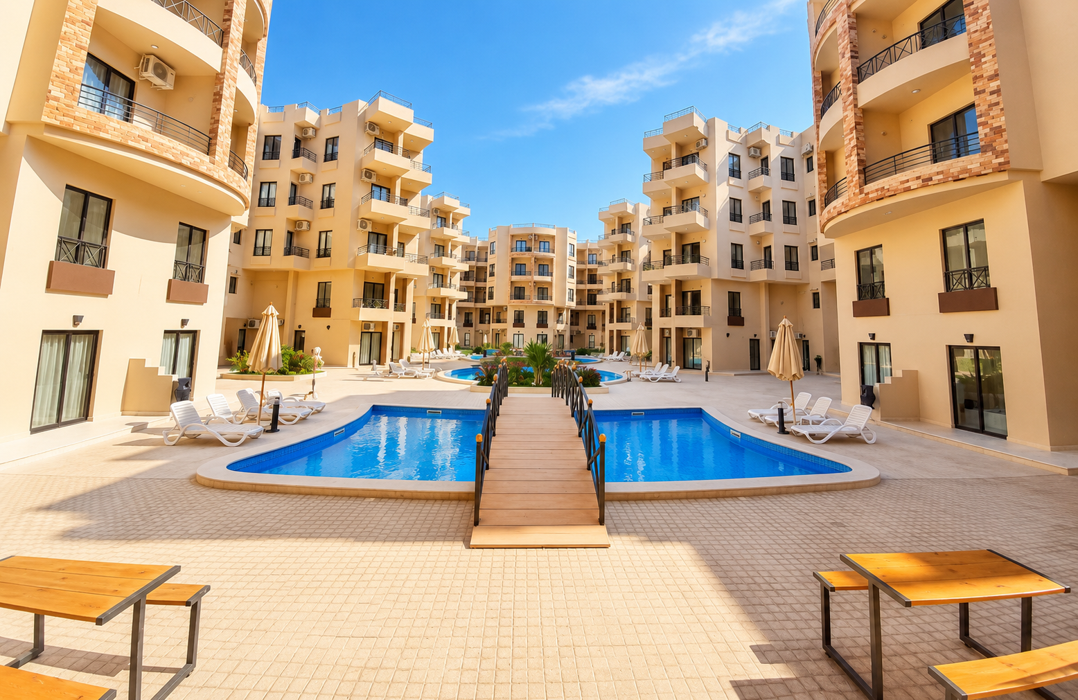 Relaxing 1BR-Pool View-5 Min from El Gouna. — Chalet in Hurghada,Red Sea, Egypt — photo 14