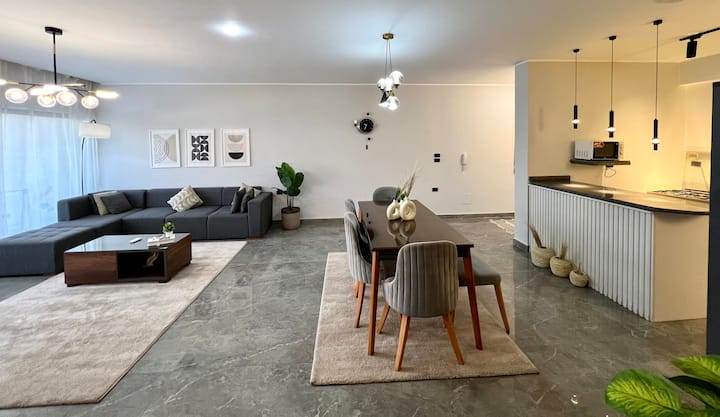 Sunlit Chic open view new 2-bed — Apartment in Lakeview, New Cairo, Egypt, Egypt