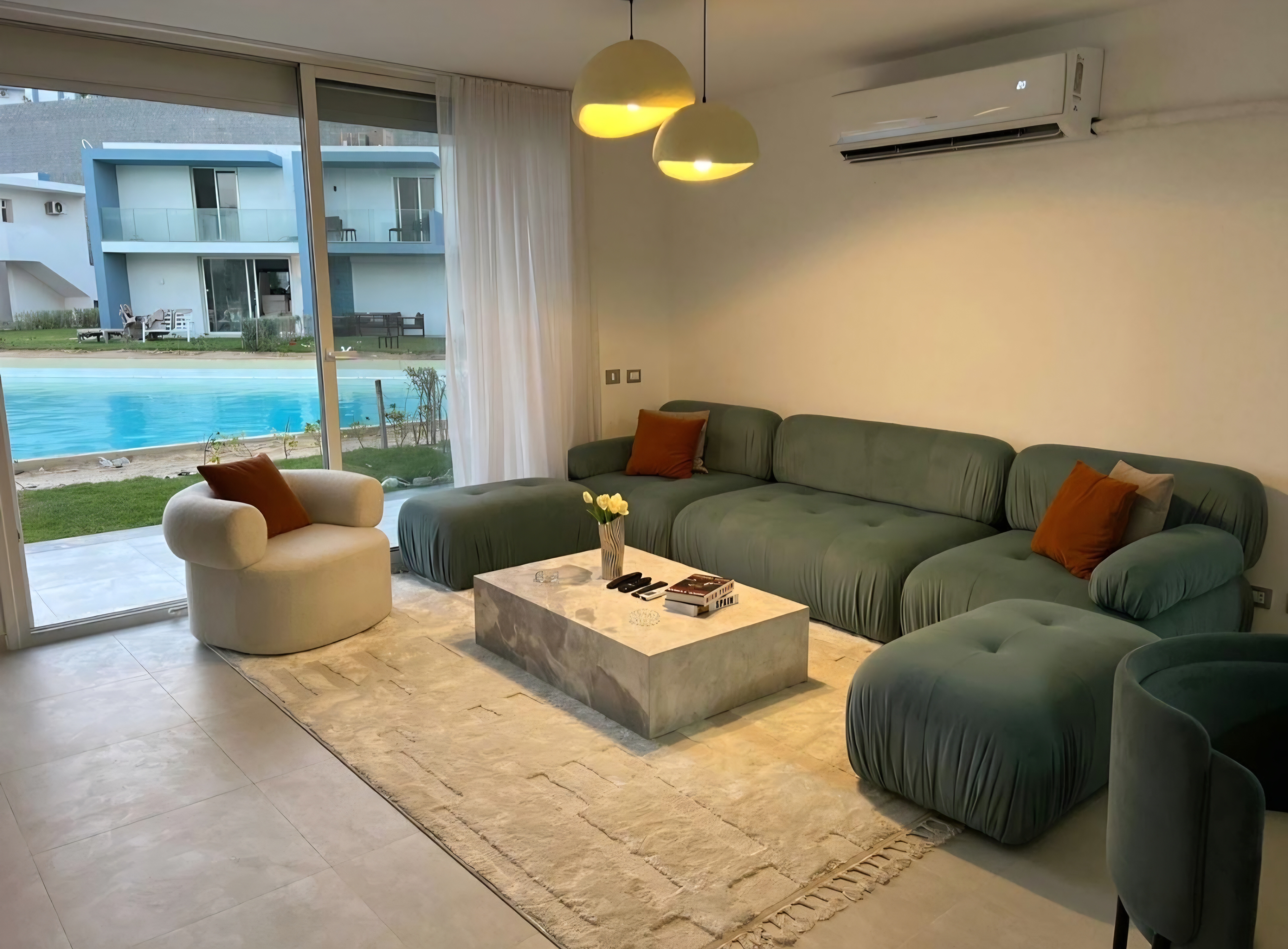 Spacious 3BR Duplex Overlooking the Lagoon | Fouka