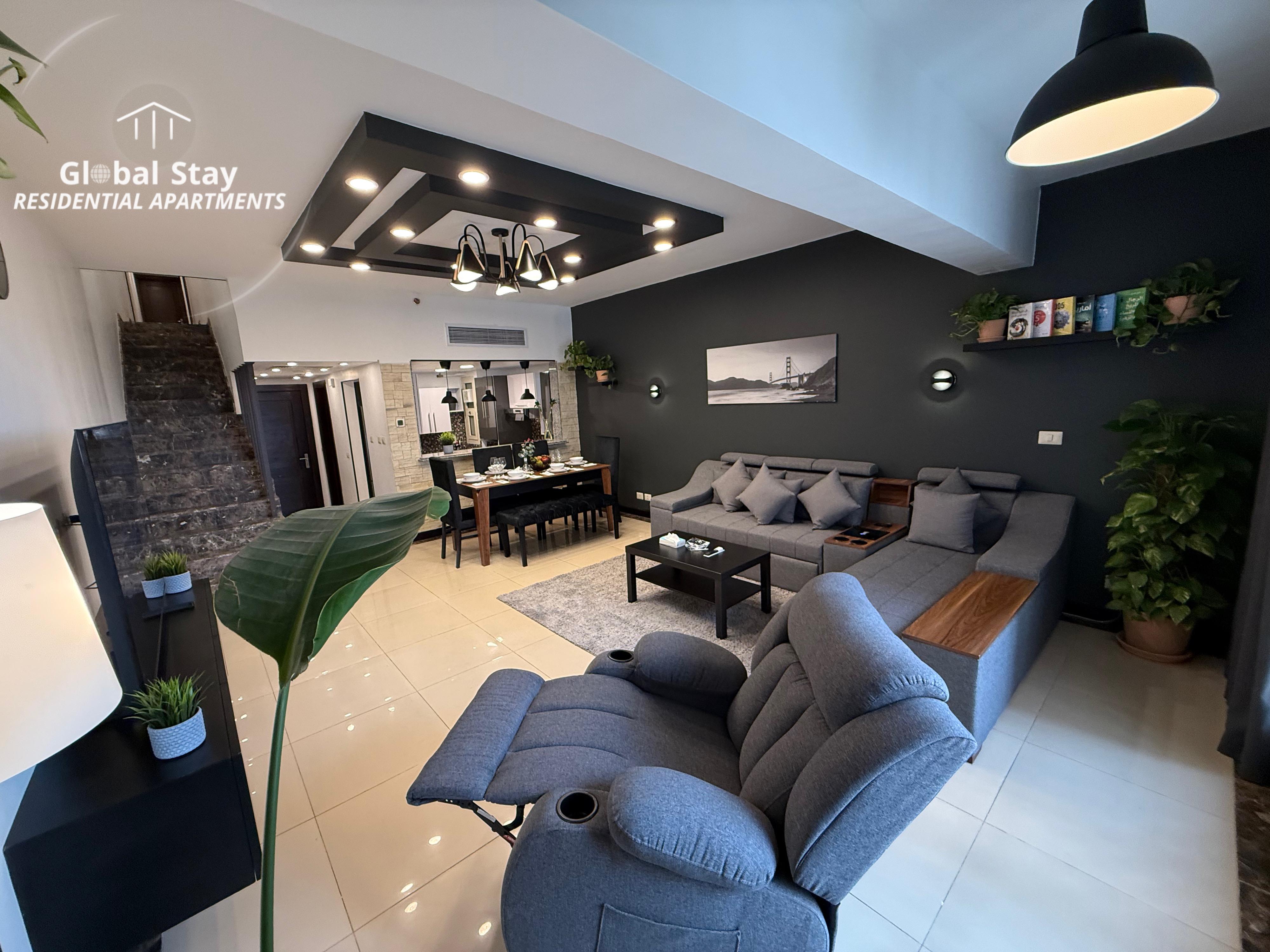 Luxury Duplex 2 Bedrooms Apartment | New Cairo