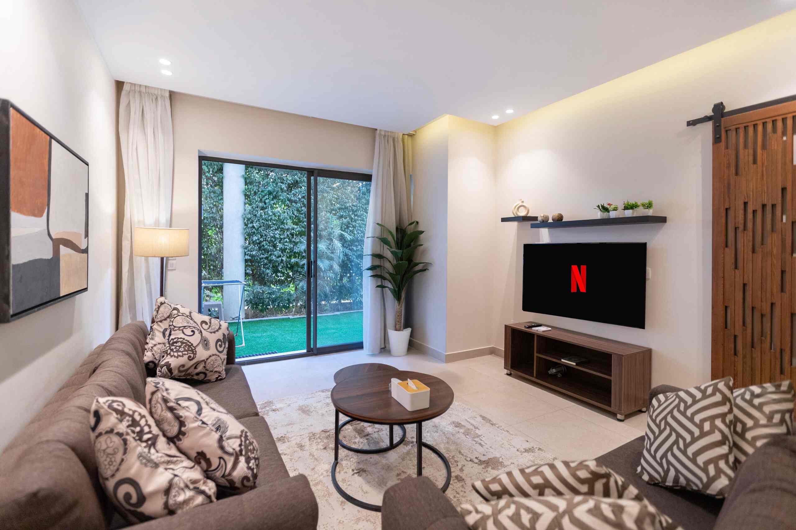 Luxury 2BR With Large Garden | Lake View Residence 1