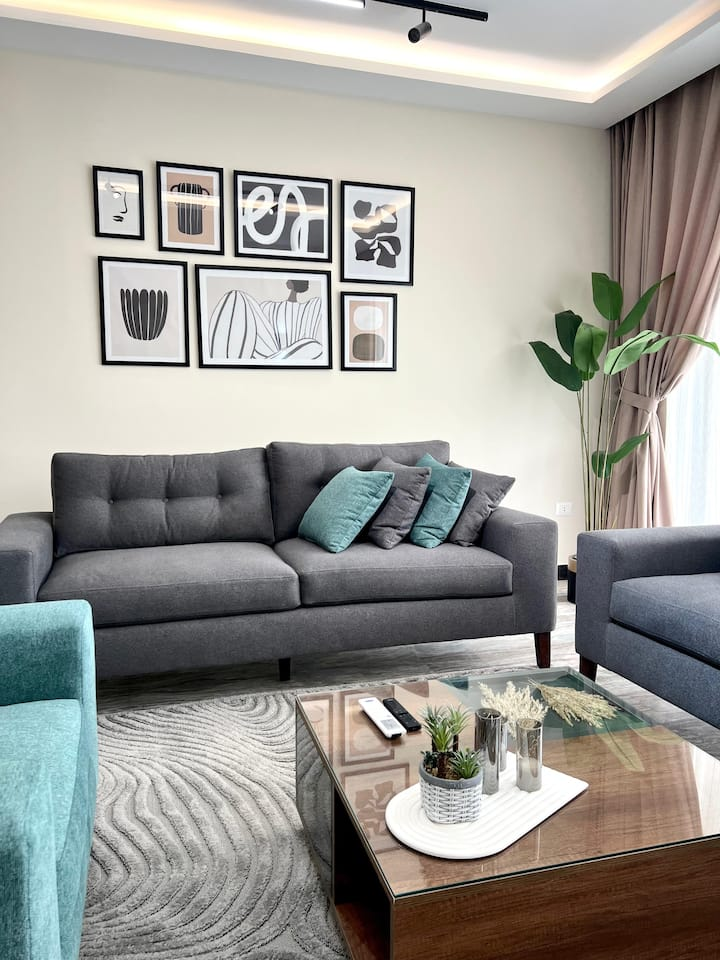 Elegant Servcd 2-Bed W/ Large Terrace — Apartment in Lakeview Residence, New Cairo, Egypt, Egypt — photo 6