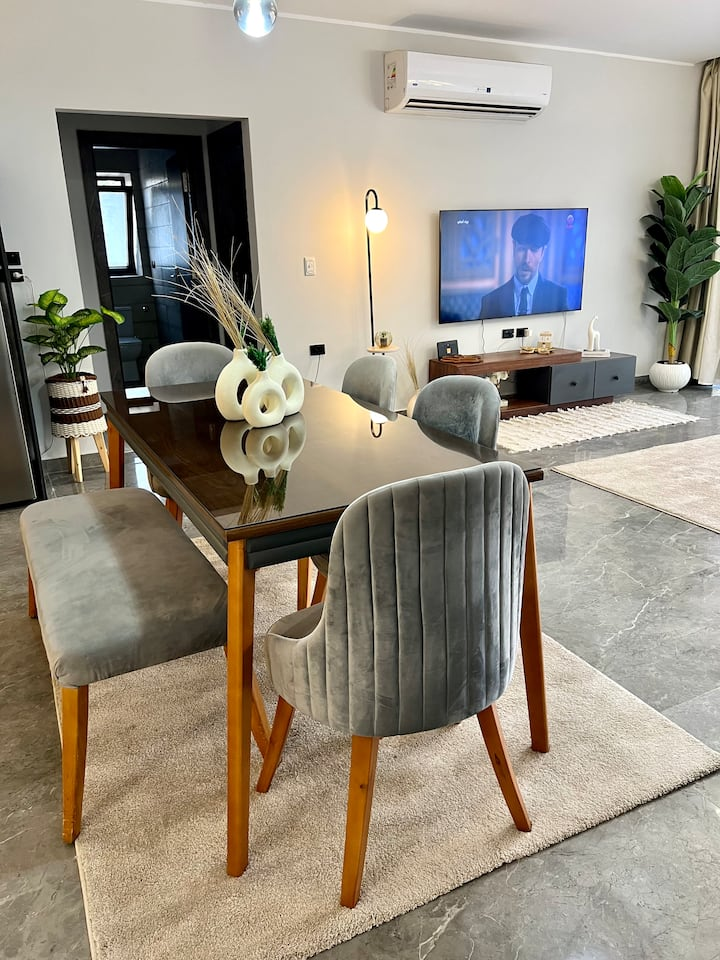Sunlit Chic open view new 2-bed — Apartment in Lakeview, New Cairo, Egypt, Egypt — photo 6