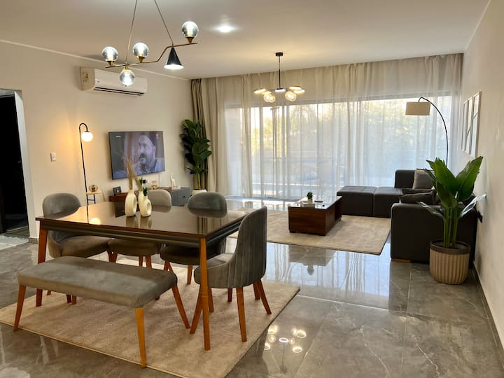 Sunlit Chic open view new 2-bed — Apartment in Lakeview, New Cairo, Egypt, Egypt — photo 17