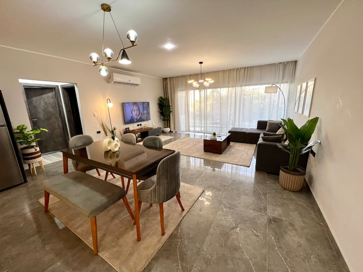 Sunlit Chic open view new 2-bed — Apartment in Lakeview, New Cairo, Egypt, Egypt — photo 24
