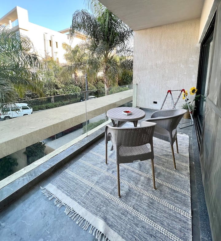 Sunlit Chic open view new 2-bed — Apartment in Lakeview, New Cairo, Egypt, Egypt — photo 25
