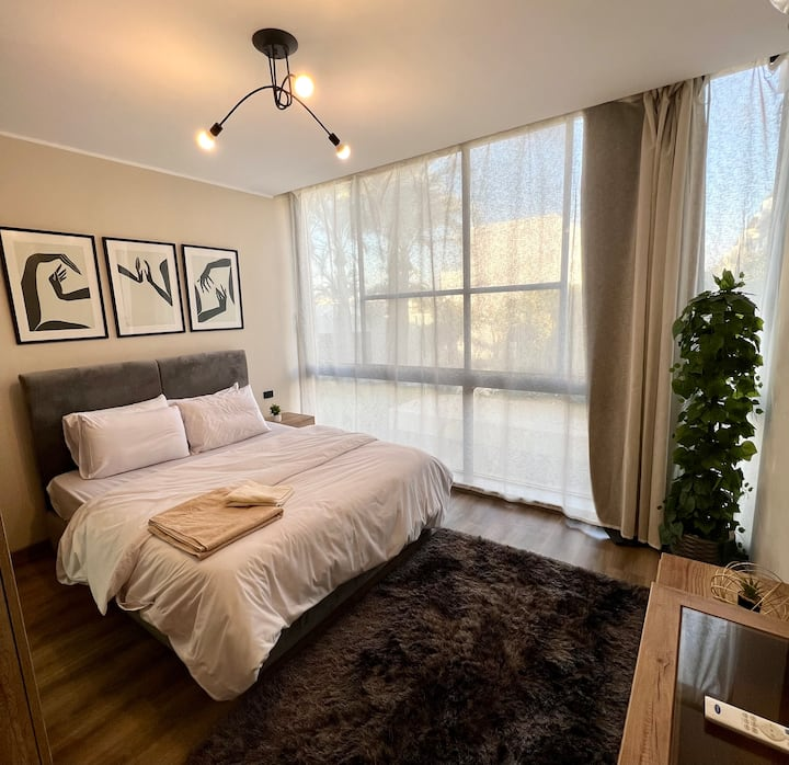 Sunlit Chic open view new 2-bed — Apartment in Lakeview, New Cairo, Egypt, Egypt — photo 27