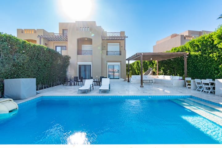 4 Bdr Villa with private heated pool in Sabina — Villa in Sabina, Elgouna, Red Sea, Egypt — photo 3