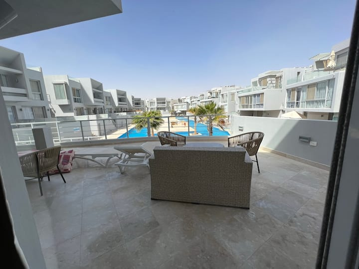 Ground floor one bedroom overlooking the pool. — Apartment in Mangroovy, Elgouna, Red Sea, Egypt — photo 9