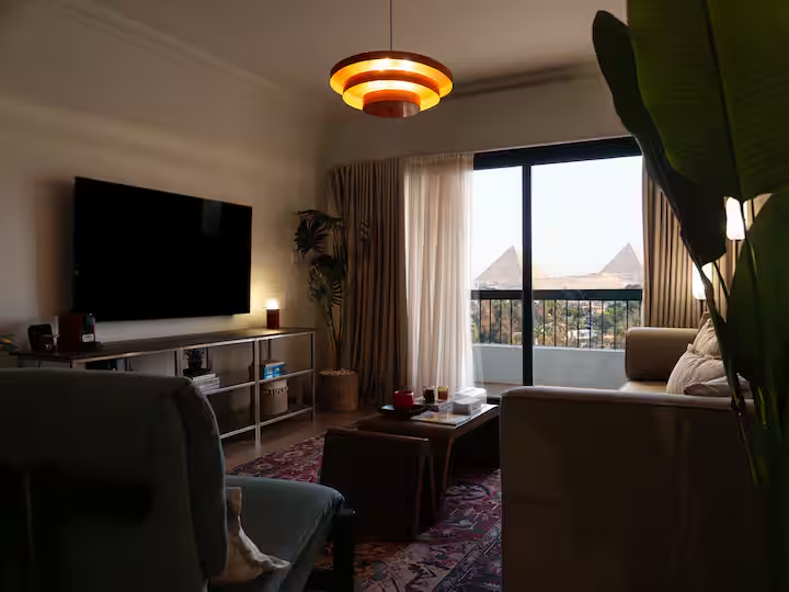 Pyramids & GEM Panorama | Retro — Apartment in Al Haram | Giza, Egypt — photo 23