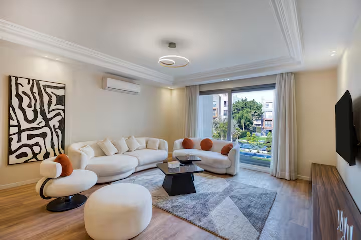 Elegant 3BR+Nanny Room | Pool View | Silver palm — Apartment in New Cairo 1, Egypt — photo 3