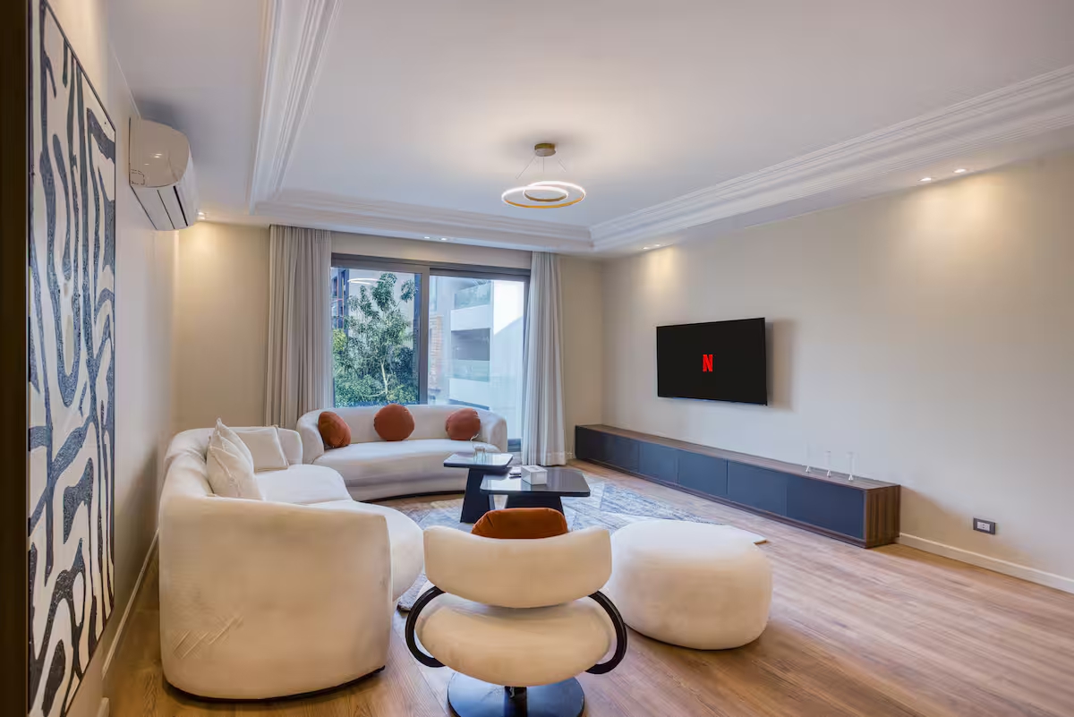 Elegant 3BR+Nanny Room | Pool View | Silver palm — Apartment in New Cairo 1, Egypt — photo 4