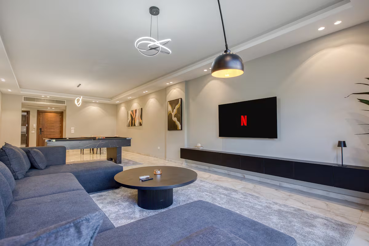 Panoramic 3-Bdr Retreat | Garden & Pool View | SP — Apartment in New Cairo, Cairo, Egypt — photo 5