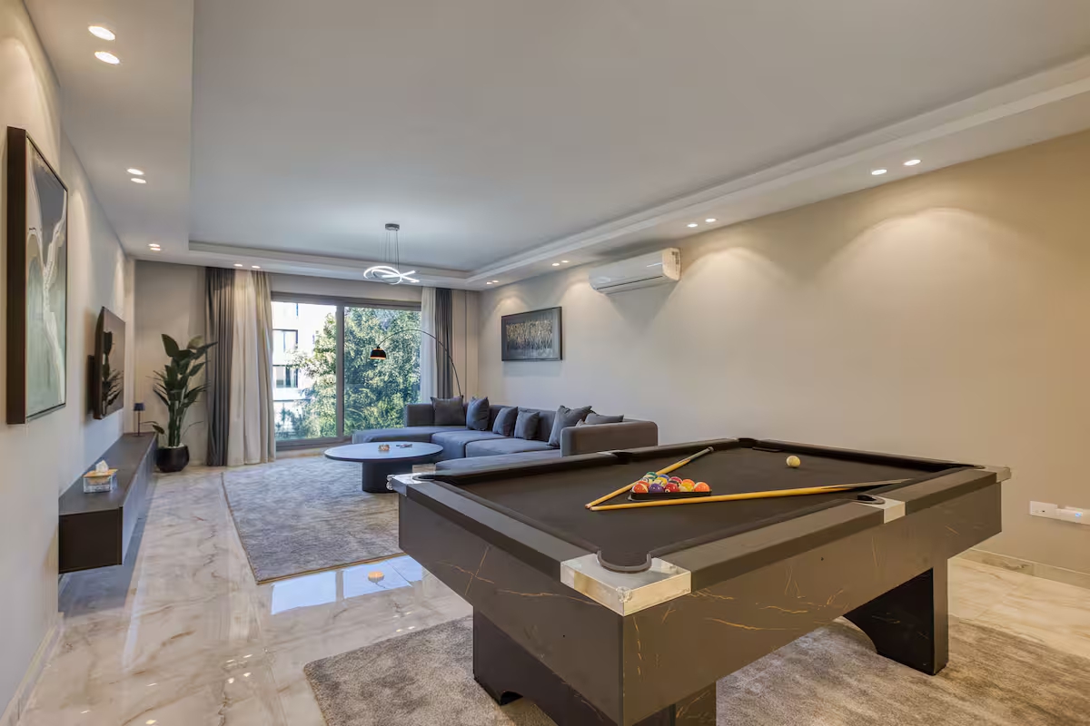Panoramic 3-Bdr Retreat | Garden & Pool View | SP — Apartment in New Cairo, Cairo, Egypt — photo 7