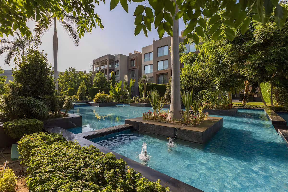 Panoramic 3-Bdr Retreat | Garden & Pool View | SP — Apartment in New Cairo, Cairo, Egypt — photo 35